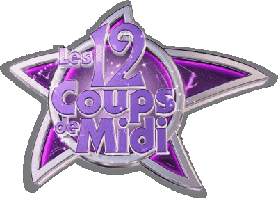 Logo-Logo Les 12 coups de midi T.F.1 Jeux Divers Emissionen TV-Show Multimedia 