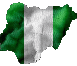 Map Nigeria Africa Flags 