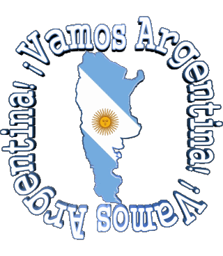 Bandera Vamos Argentina Espagnol Messages 