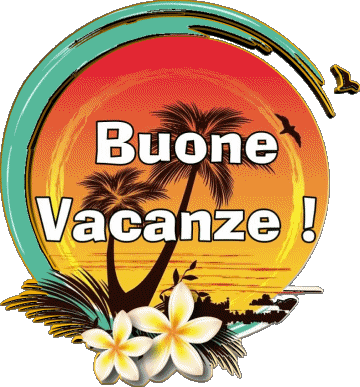 01 Fond Transparent Buone Vacanze Italien Messages 