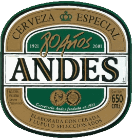 Andes Cerveza Argentinien Bier Getränke 