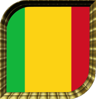 Carré Mali Afrique Drapeaux 