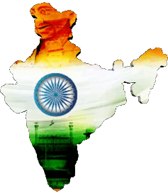 Map India Asia Flags 