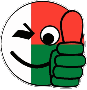 Faccina - OK Madagascar Africa Bandiere 