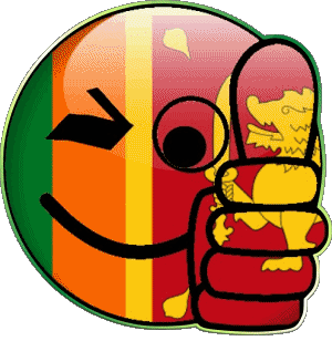 Smiley - OK Sri Lanka Asia Flags 