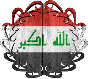 Forme 01 Iraq Asie Drapeaux 