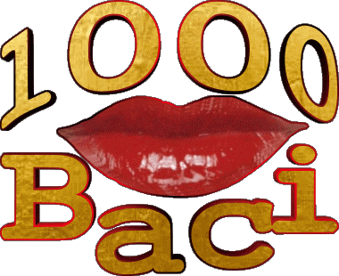1000 Baci Italiano Mensajes 