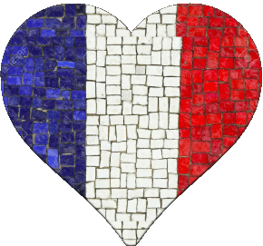 Coeur National France Drapeaux 