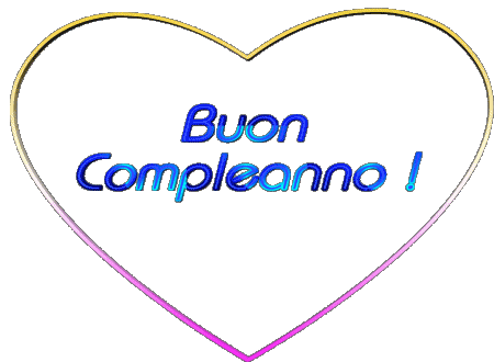 001 Cuore Buon Compleanno Italien Messages 