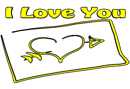 Corazón I Love You Inglés Mensajes 