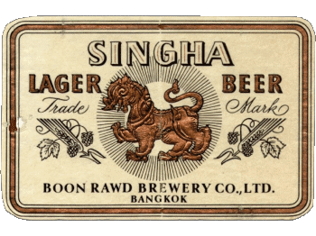 Singha Thailand Beers Drinks 