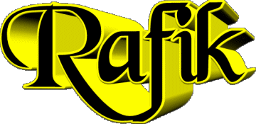 Rafik R MANN - Maghreb Muslim Vorname 