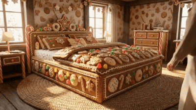 “ In bed ! ” (Christmas) A.I Mix Humor -  Fun 