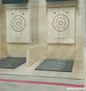 Serie 01 Lancio dell'ascia PERSONE Umorismo -  Fun 