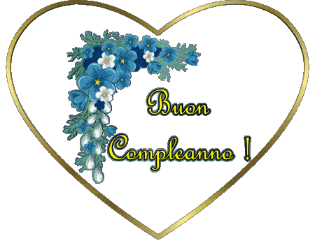 002 Transparent Background Floreale Buon Compleanno Italian Messages 