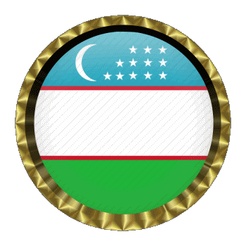 Ronda - Anillos Uzbekistán Asia Banderas 