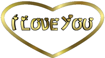 Corazón I Love You Inglés Mensajes 