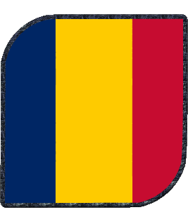 Carré Tchad Afrique Drapeaux 