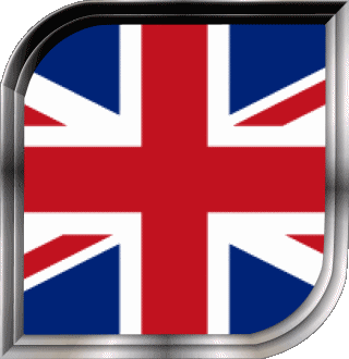 Square UK Europe Flags 