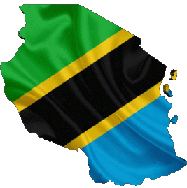 Carte Tanzanie Afrique Drapeaux 