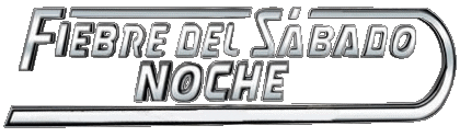 Logotipo Español Fiebre del Sabado Noche Películas Internacional Multimedia 
