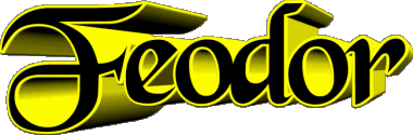 Feodor F MASCULIN - Allemagne Prénoms 