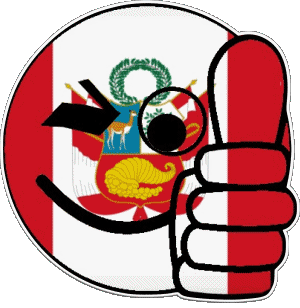 Faccina - OK Perù America Bandiere 