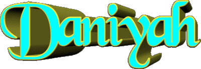 Daniyah D FEMININE - Maghreb Muslim First Names 