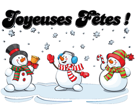 Serie 17 Joyeuses Fêtes (Noël) Francese Messagi 