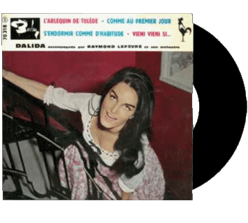 L'arlequin de Tolède - Comme au premier jour - S'endormir comme d'habitude - Vieni Vieni si-L'arlequin de Tolède - Comme au premier jour - S'endormir comme d'habitude - Vieni Vieni si Dalida Compilazione Francia anni '60 Musica Multimedia 