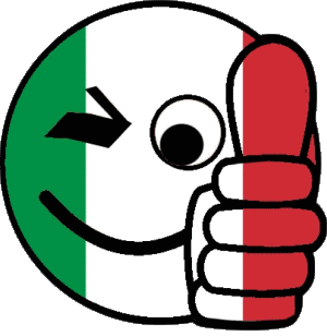 Smiley - OK National Italie Europe Drapeaux 