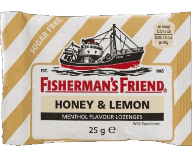 Honey & Lemon-Honey & Lemon Fisherman's Friend Bonbons Nourriture 