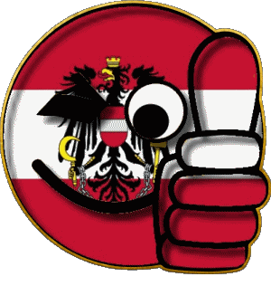 Smiley - OK Austria Europa Banderas 