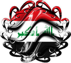 Forme 01 Iraq Asie Drapeaux 