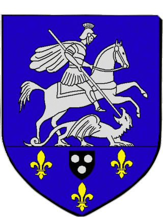 Wappen-Wappen VILLENEUVE SAINT GEORGES 94 Abteilungen - Städte Frankreich Fahnen 