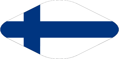 Oval Finland Europe Flags 