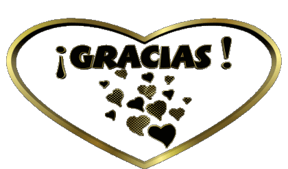 Coeur Gracias Espagnol Messages 