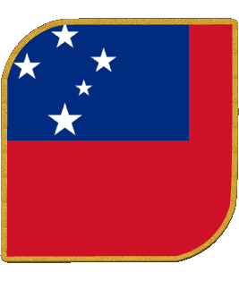 Square Samoa Oceania Flags 