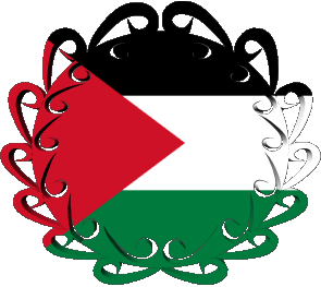 Forma Palestina Asia Banderas 