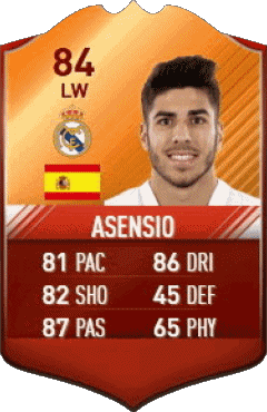Marco Asensio Willemsen Spain F I F A - Card Players Video Games Multi Media 