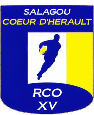 RC Olympique Salagou Coeur d'Herault Dept 34 Rugby Club Francia Logo Deportes 