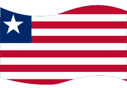 Rectangle Libéria Afrique Drapeaux 