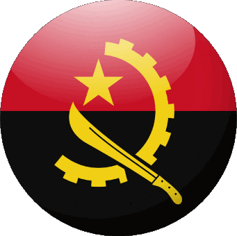 Angola Angola Afrika Fahnen 