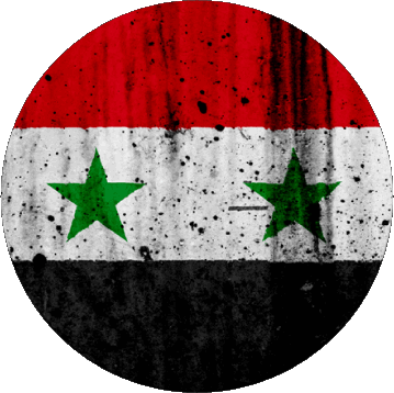 Tondo Siria Asia Bandiere 