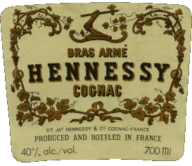 Hennessy Cognac Bevande 