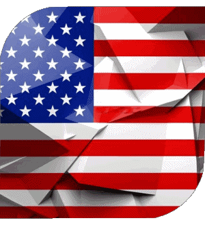 Carré U.S.A - National Amériques Drapeaux 