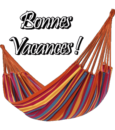 32 Fondo transparente Bonnes Vacances Francés Mensajes 