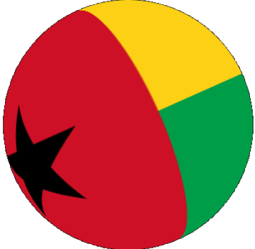 Sfera - Cubo Guinea Bissau Africa Bandiere 