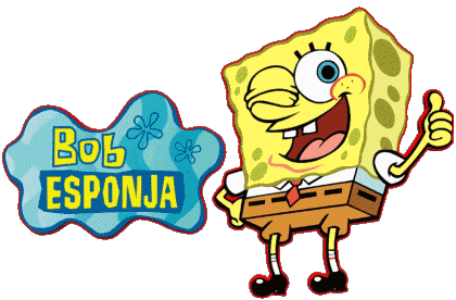 Spanisches Logo Sponge Bob Schwammkopf Cartoons TV Filme Multimedia 