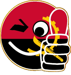 Smiley - Ok Angola Afrika Fahnen 